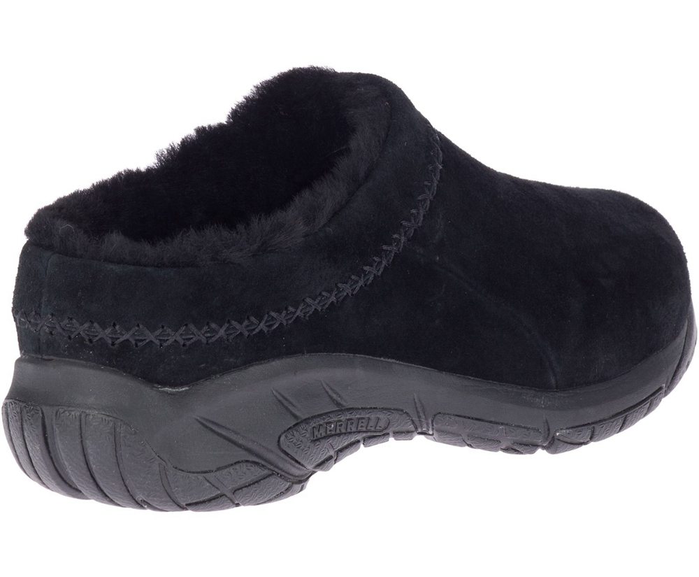 Slip On Senhora - Merrell Encore Ice 4 Wide Width - Pretas - EGM506431